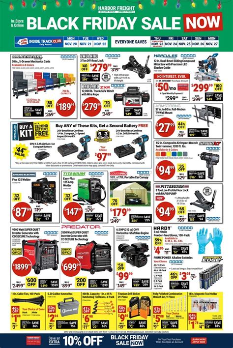 harbor freight black friday sales 2023|harbor freight black friday specials.